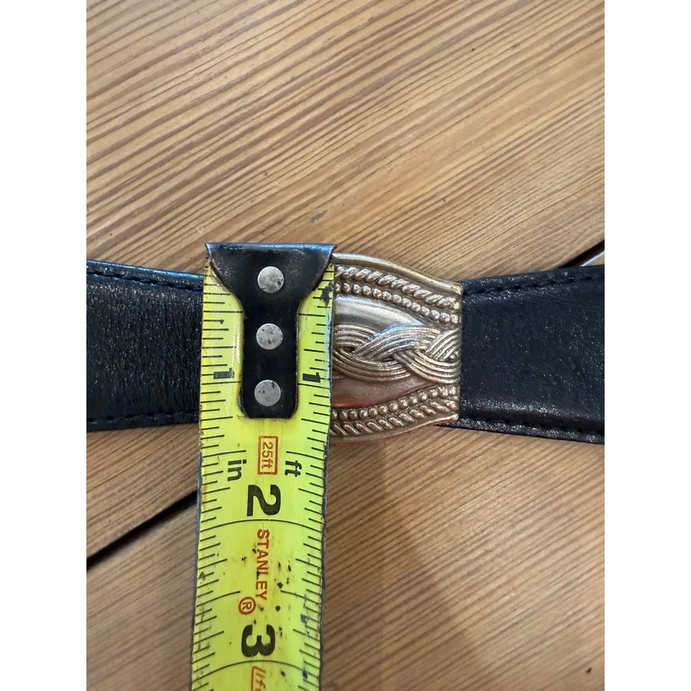 Fossil black leather